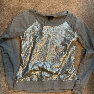 Banana republic sequin sweatshirt size medium
